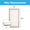 Filtrete Filtrete 14 in. W X 25 in. H X 1 in. D Synthetic 2 MERV Flat Panel Filter 2 pk FPL04-2PK-24 - alternate 7